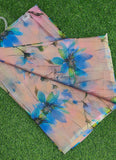 Beautiful Garden Vareli Printed Nara Chiffon Saree