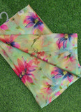 Beautiful Garden Vareli Printed Nara Chiffon Saree