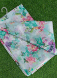 Beautiful Garden Vareli Printed Nara Chiffon Saree
