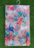 Beautiful Garden Vareli Printed Nara Chiffon Saree