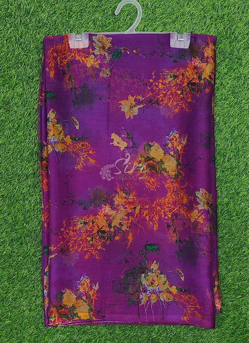 High Quality Garden Vareli Printed Nara Chiffon Saree