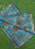 Authentic Garden Vareli Printed Nara Chiffon Saree