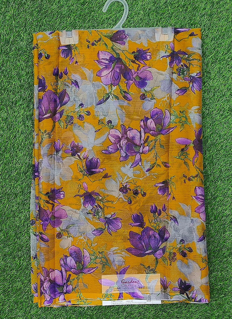 Authentic Garden Vareli Printed Nara Chiffon Saree