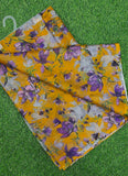 Authentic Garden Vareli Printed Nara Chiffon Saree