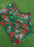 Authentic Garden Vareli Printed Nara Chiffon Saree