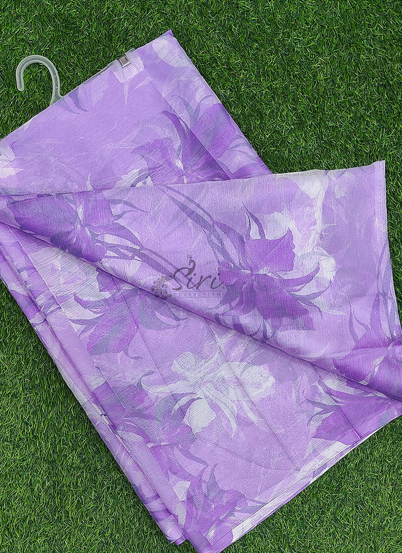 Latest Beautiful Garden Vareli Nara Chiffon Saree without Blouse