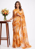 Latest Beautiful Garden Vareli Nara Chiffon Saree without Blouse