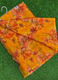 Authentic Garden Vareli Printed Nara Chiffon Saree