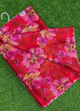 Authentic Garden Vareli Printed Nara Chiffon Saree
