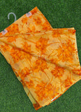 Authentic Garden Vareli Printed Nara Chiffon Saree