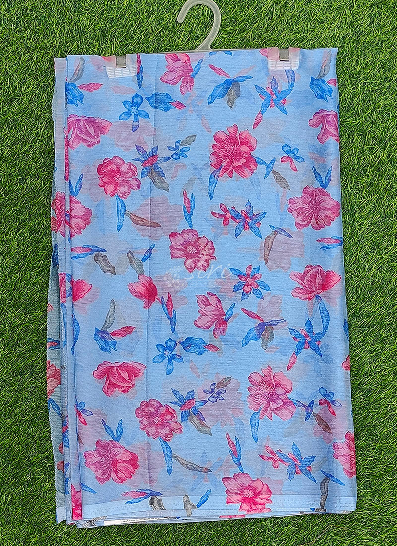 Garden Vareli Printed Nara Chiffon Saree