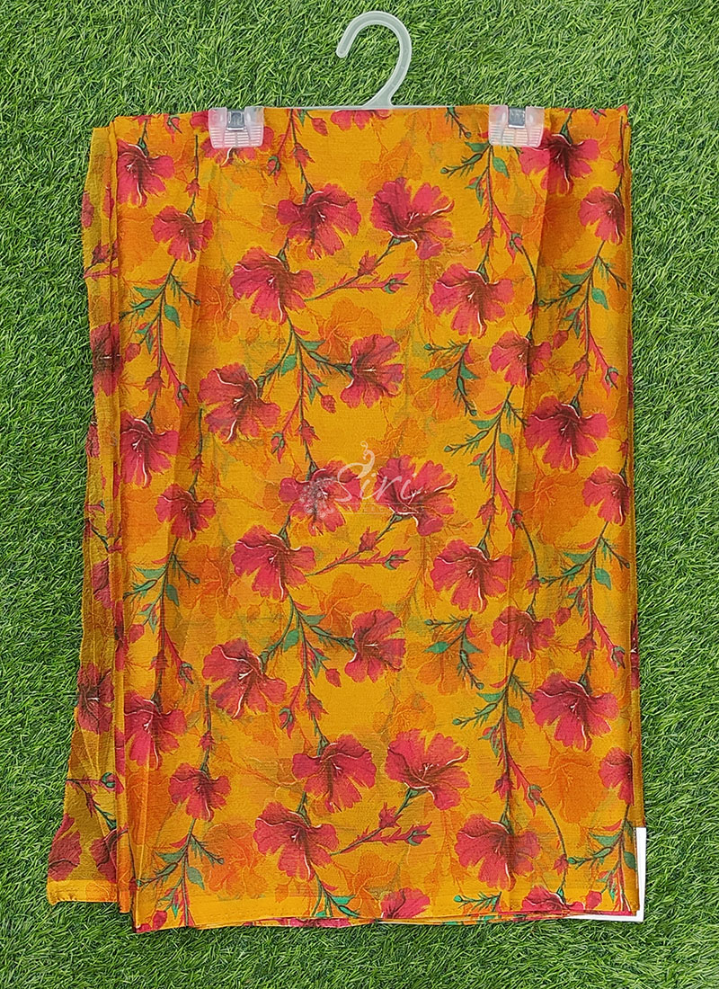 Garden Vareli Printed Nara Chiffon Saree