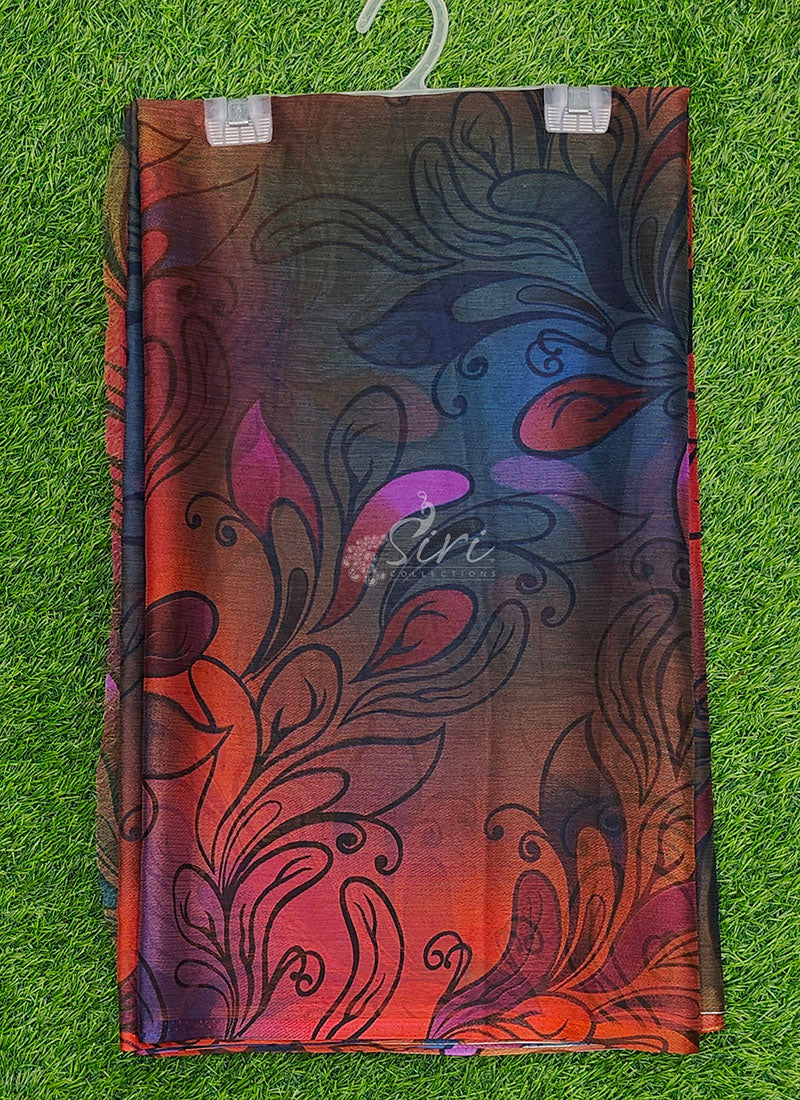 Garden Vareli Printed Nara Chiffon Saree