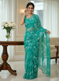 Garden Vareli Printed Nara Chiffon Saree