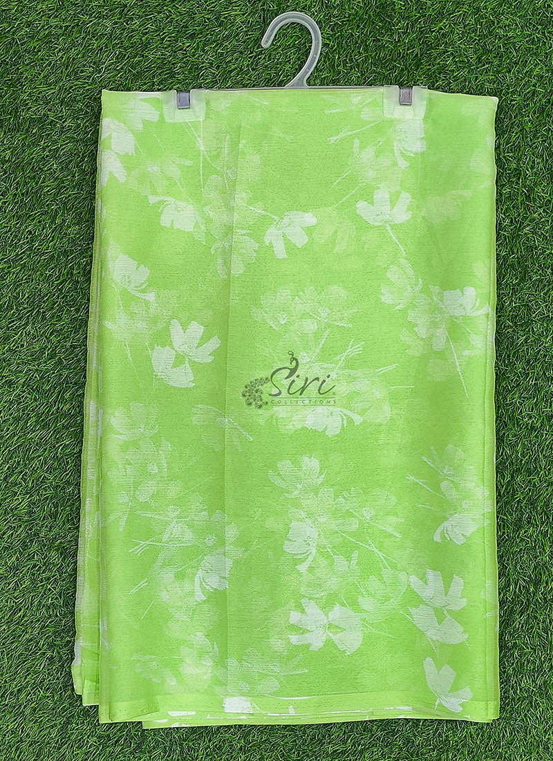 Garden Vareli Printed Nara Chiffon Saree