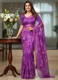 Garden Vareli Printed Nara Chiffon Saree