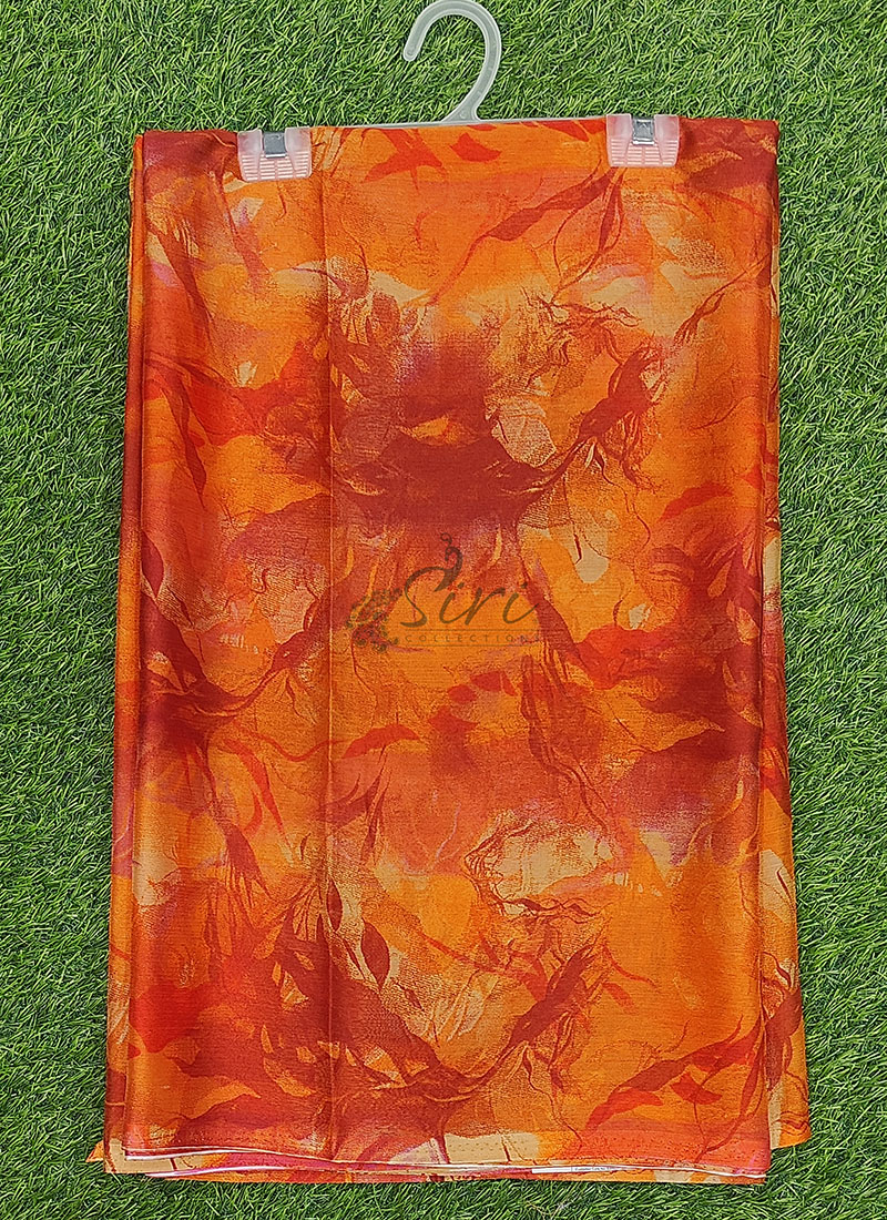 Authentic Garden Vareli Printed Nara Chiffon Saree