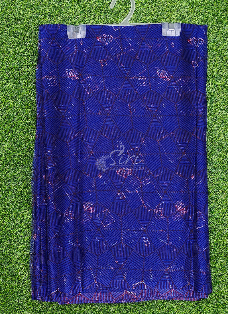 Authentic Garden Vareli Printed Nara Chiffon Saree