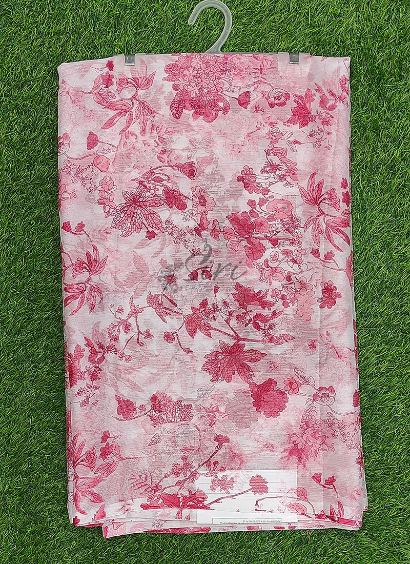 Authentic Garden Vareli Printed Nara Chiffon Saree