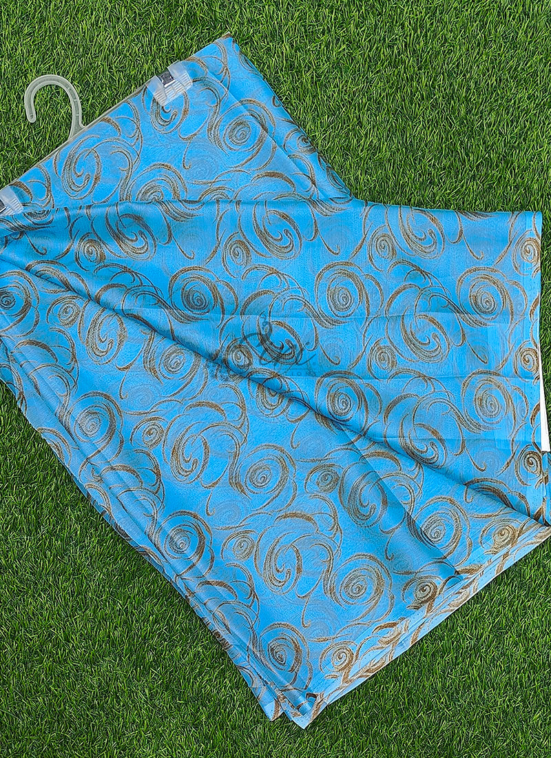 Authentic Garden Vareli Printed Nara Chiffon Saree
