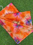 High Quality Garden Vareli Printed Nara Chiffon Saree