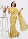 High Quality Garden Vareli Printed Nara Chiffon Saree