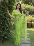 High Quality Garden Vareli Printed Nara Chiffon Saree