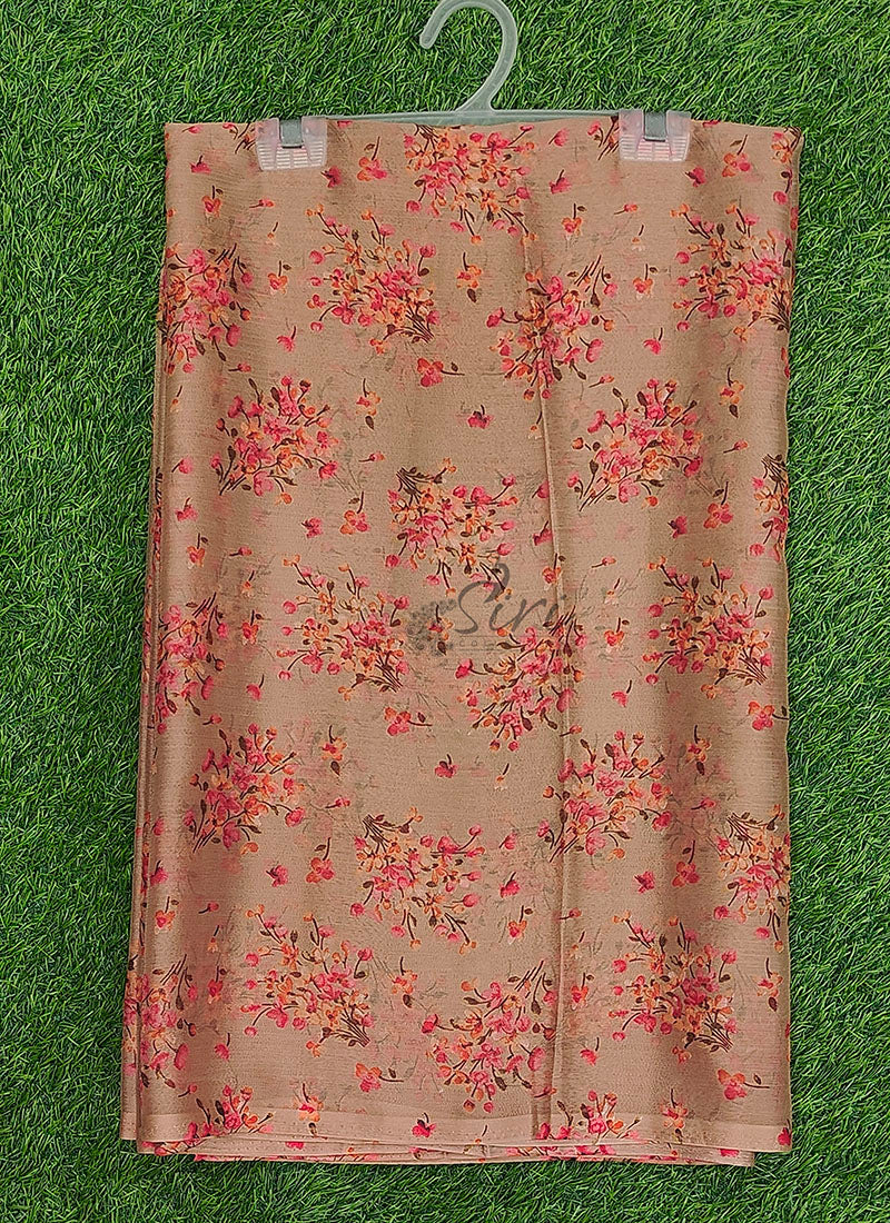 High Quality Garden Vareli Printed Nara Chiffon Saree