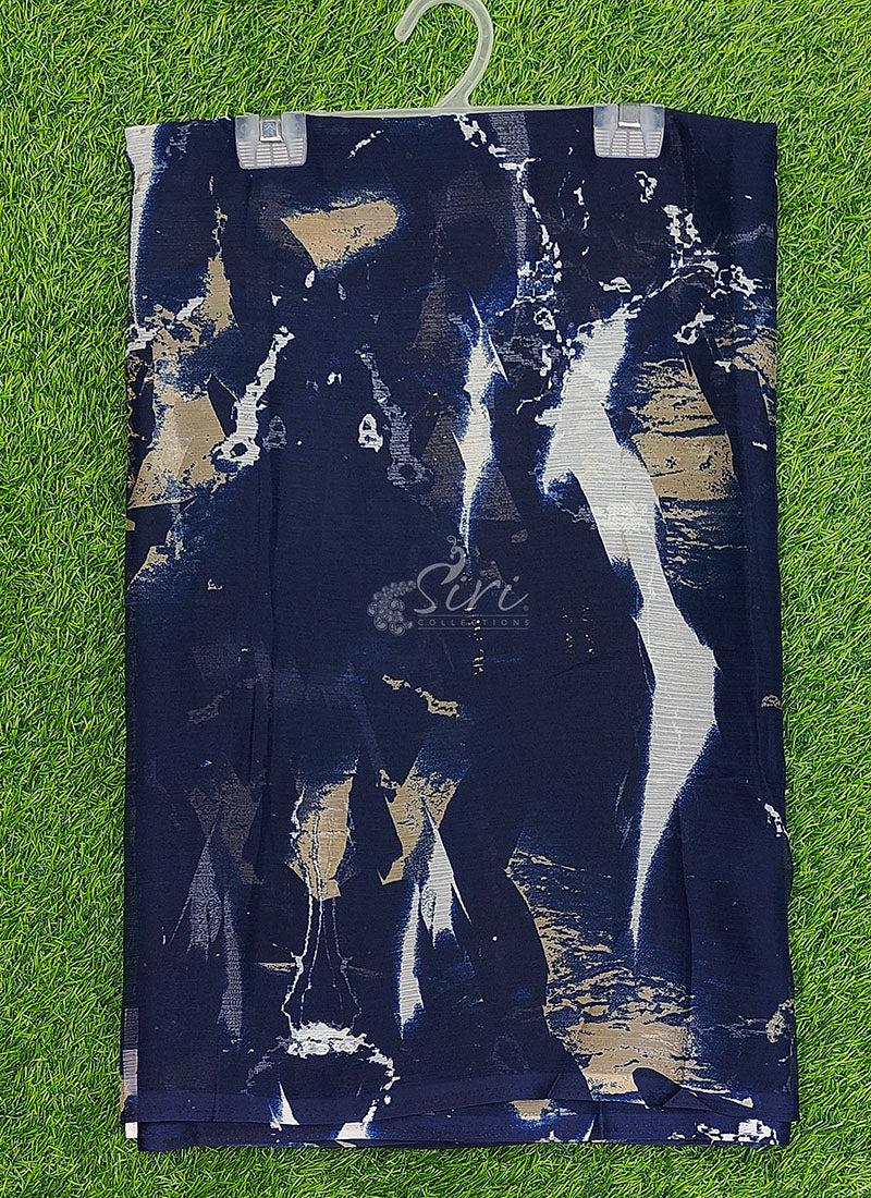 High Quality Garden Vareli Printed Nara Chiffon Saree