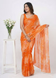 High Quality Garden Vareli Printed Nara Chiffon Saree