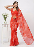 High Quality Garden Vareli Printed Nara Chiffon Saree
