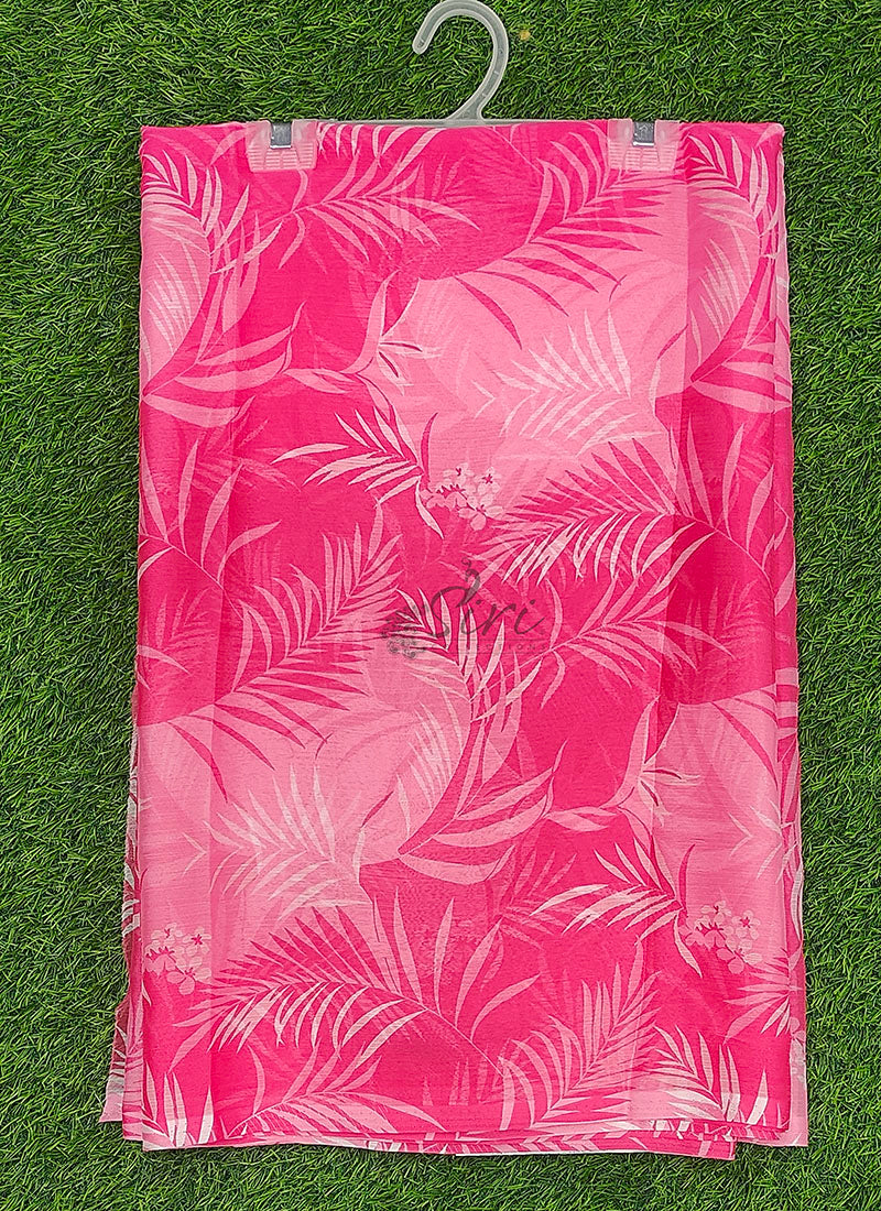 High Quality Garden Vareli Printed Nara Chiffon Saree