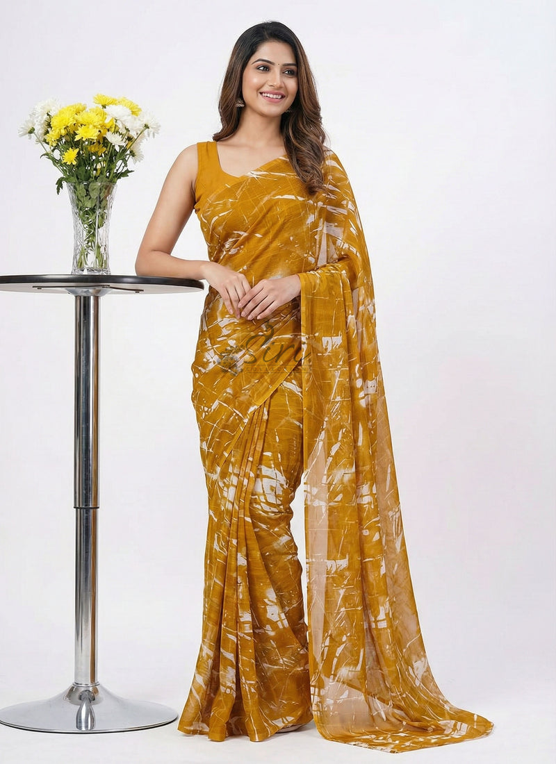 Lightweight Garden Vareli Nara Chiffon Saree