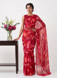 High Quality Garden Vareli Printed Nara Chiffon Saree
