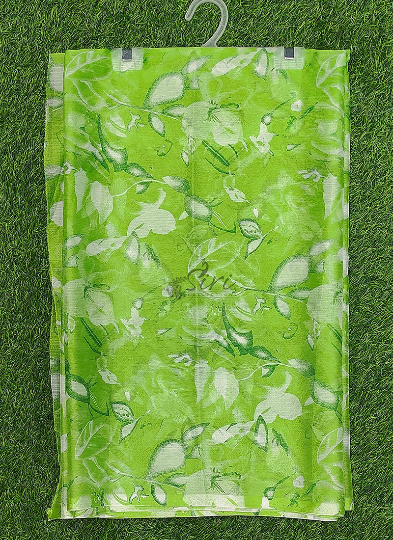 High Quality Garden Vareli Printed Nara Chiffon Saree