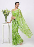 High Quality Garden Vareli Printed Nara Chiffon Saree