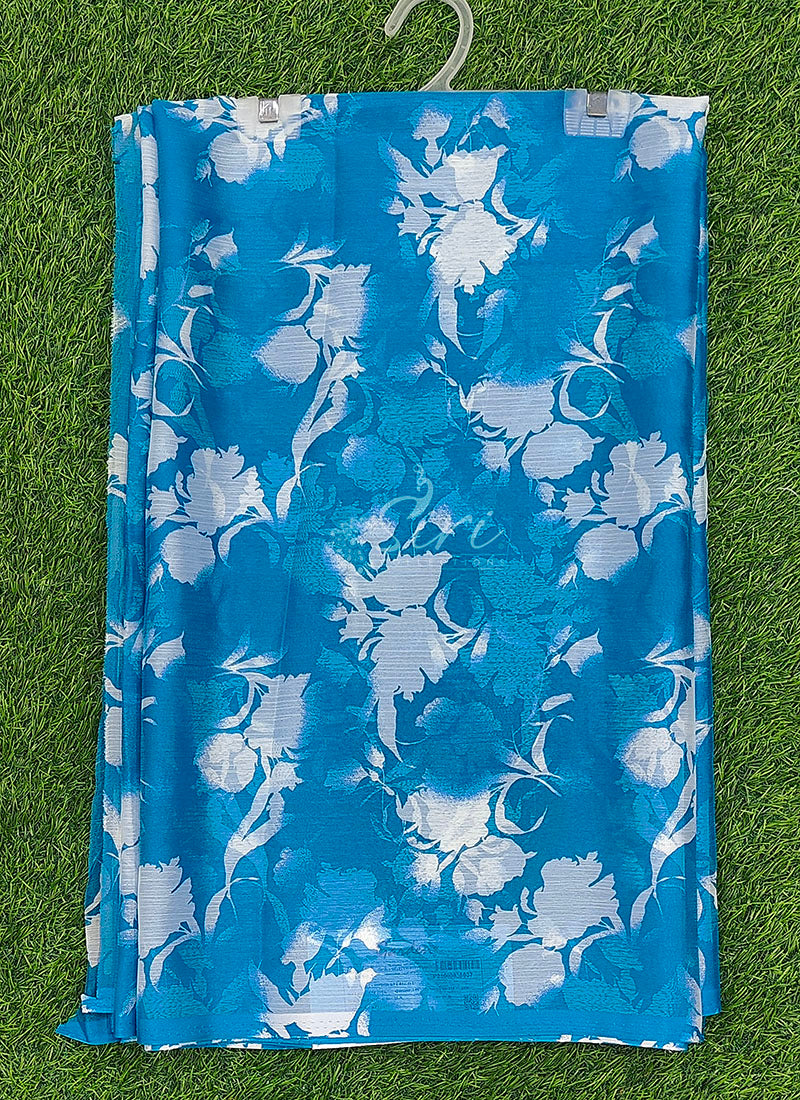 High Quality Garden Vareli Printed Nara Chiffon Saree