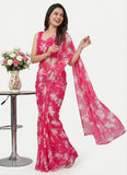 High Quality Garden Vareli Printed Nara Chiffon Saree