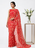 High Quality Garden Vareli Printed Nara Chiffon Saree