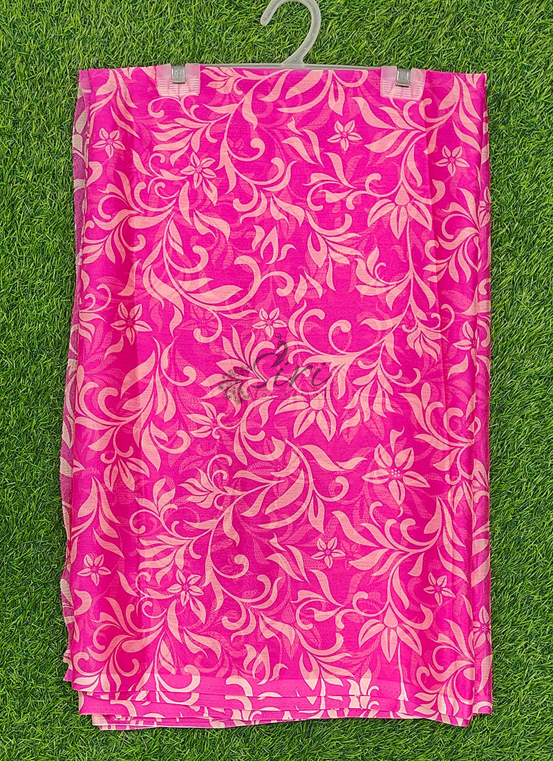 High Quality Garden Vareli Printed Nara Chiffon Saree