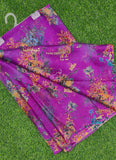 Authentic Garden Vareli Printed Nara Chiffon Saree