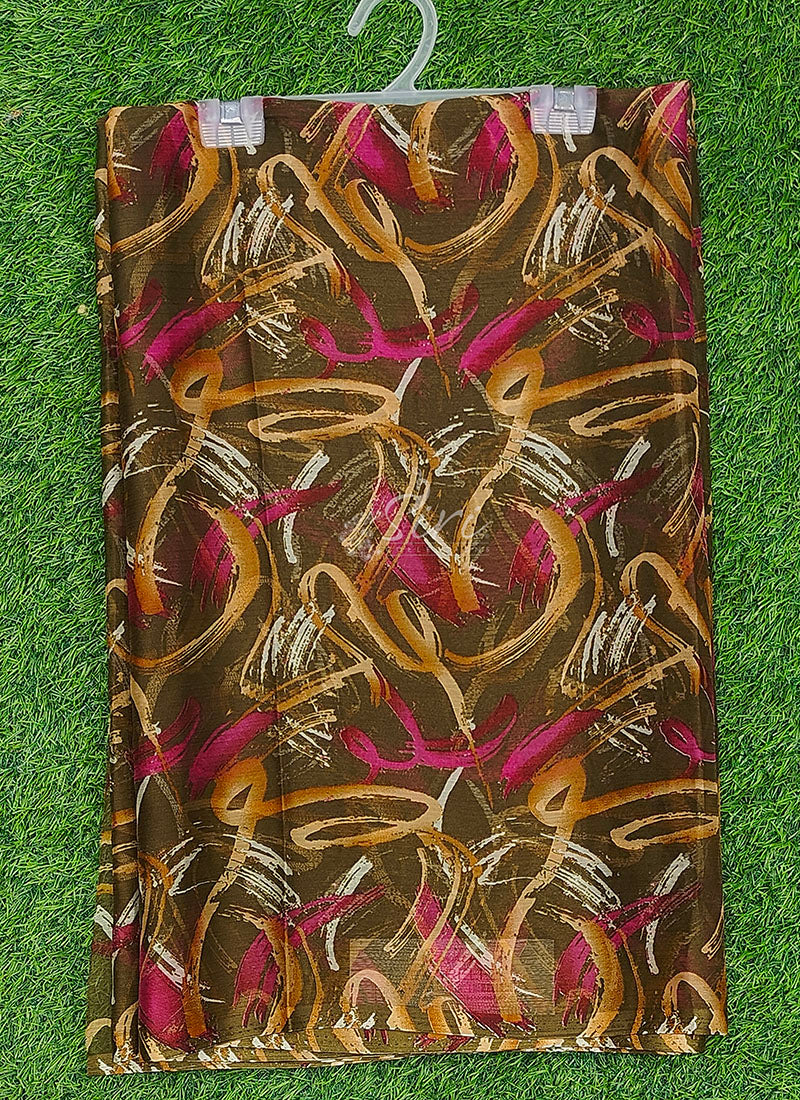 Authentic Garden Vareli Printed Nara Chiffon Saree