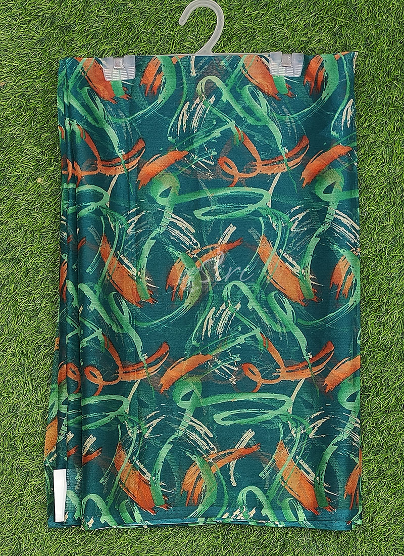 Authentic Garden Vareli Printed Nara Chiffon Saree