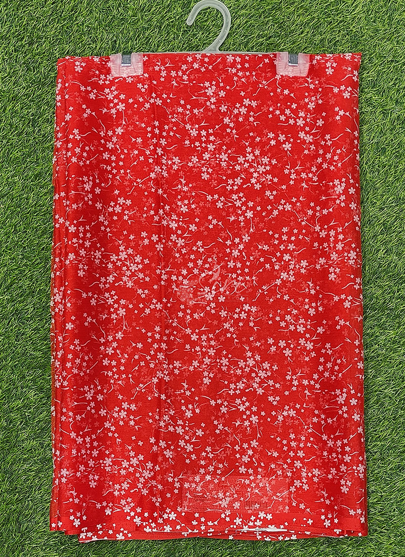 Authentic Garden Vareli Printed Nara Chiffon Saree