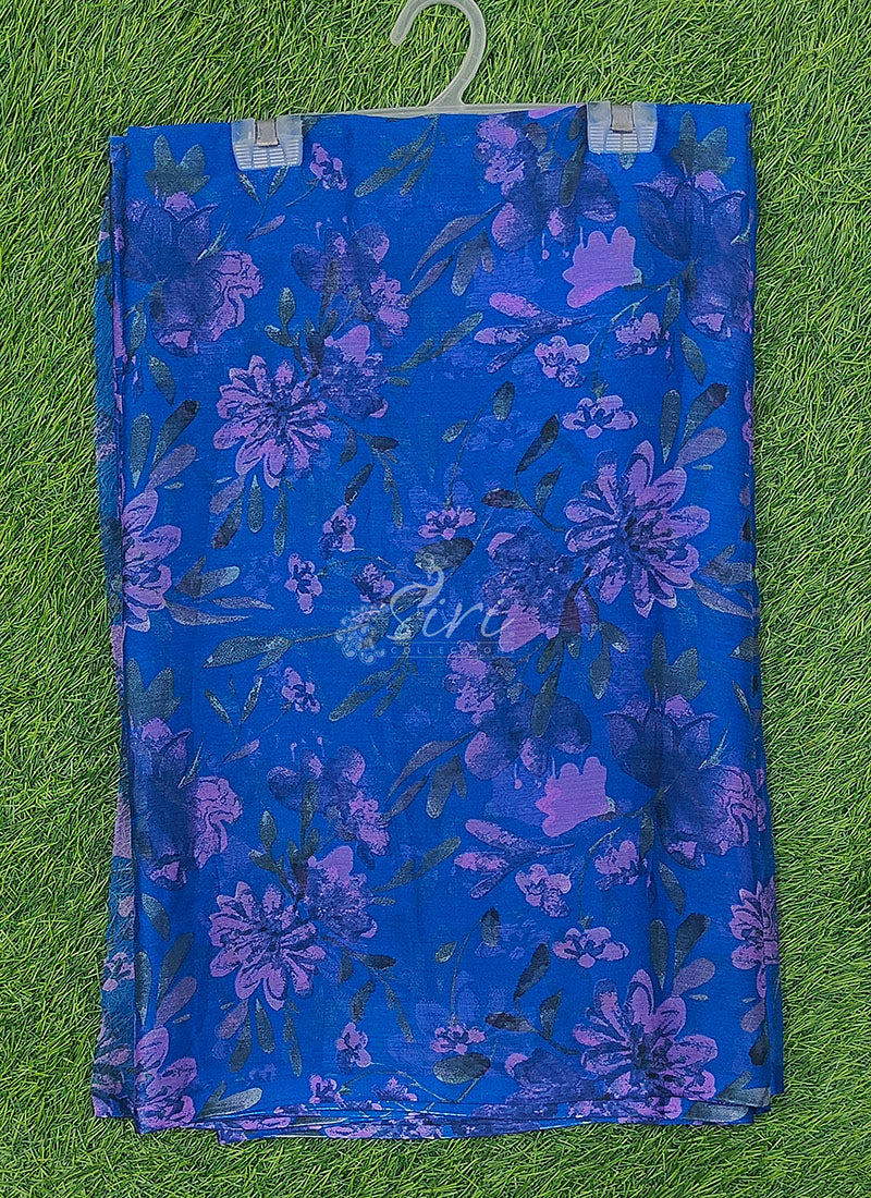 High Quality Garden Vareli Printed Nara Chiffon Saree