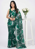 High Quality Garden Vareli Printed Nara Chiffon Saree