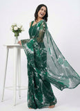 High Quality Garden Vareli Printed Nara Chiffon Saree