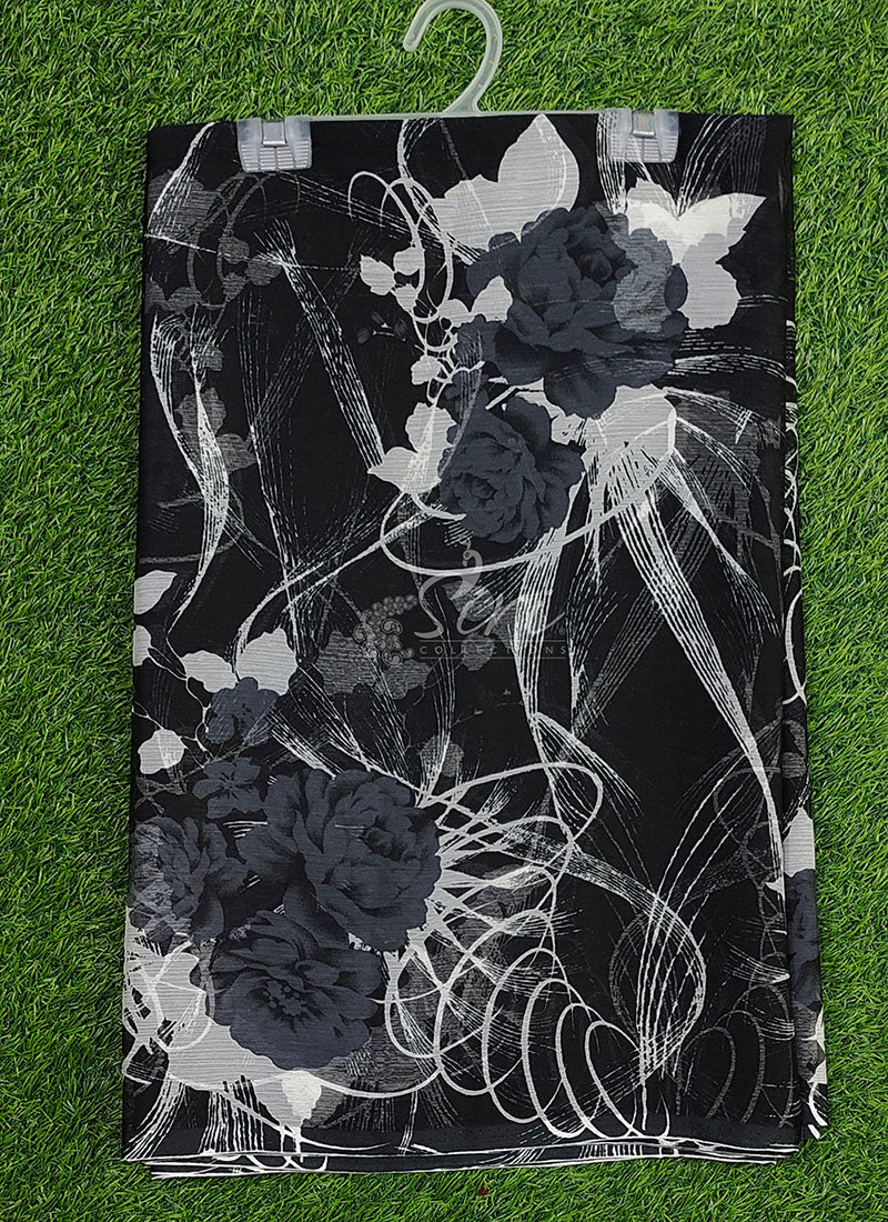 High Quality Garden Vareli Printed Nara Chiffon Saree