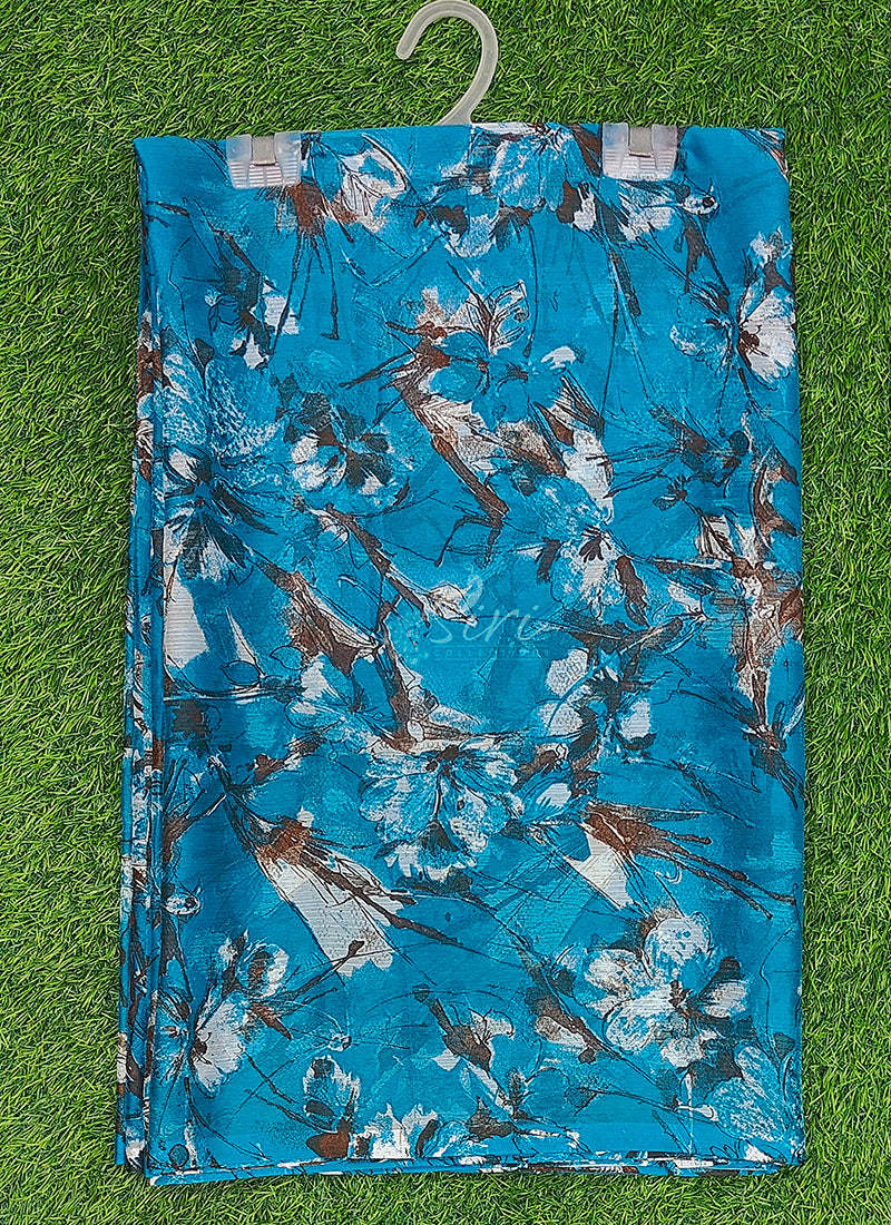 High Quality Garden Vareli Printed Nara Chiffon Saree