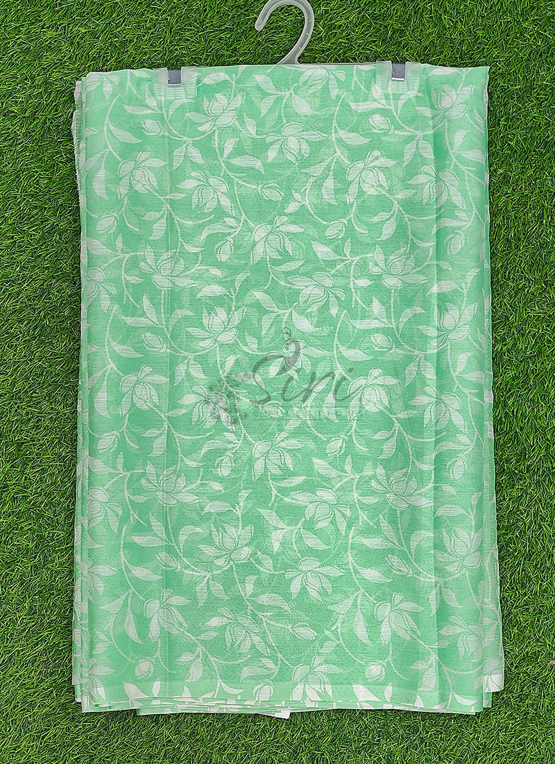 High Quality Garden Vareli Printed Nara Chiffon Saree